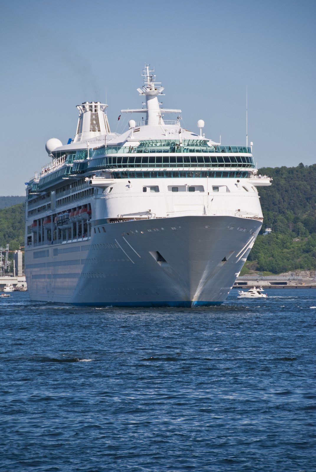 Polaroid 2: a cruise photo, a ship or your family on deck. Portrait.